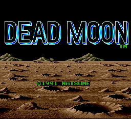 Dead Moon title screen for TurboGrafx-16